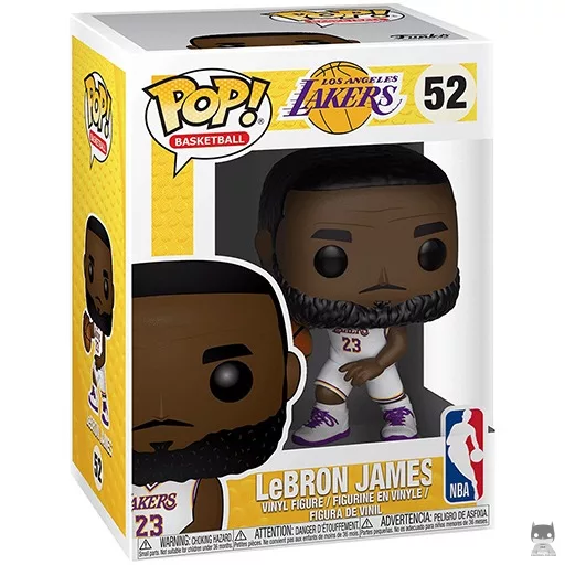 Figurine Funko POP LeBron James (Lakers) (Maillot Blanc) (Pop! Vinyl)