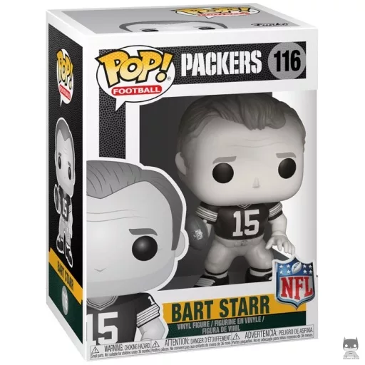 Figurine Funko POP Bart Starr (Noir & Blanc) (Pop! Vinyl)