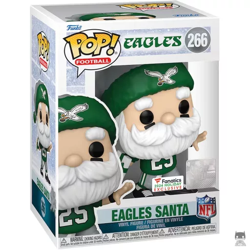 Figurine Funko POP Père Noël Philadelphia Eagles (Exclusive)