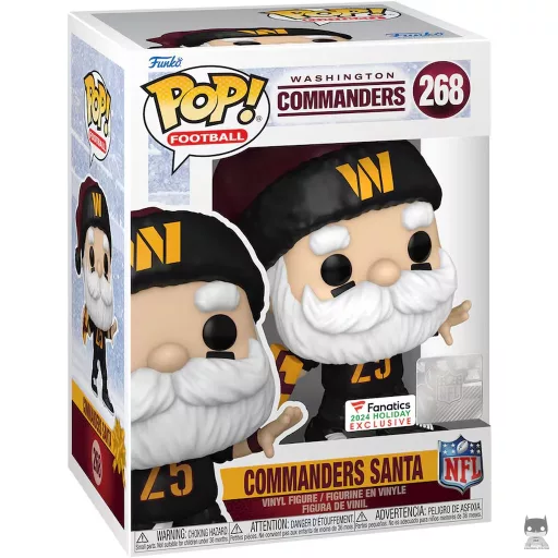 Figurine Funko POP Père Noël Washington Commanders (Exclusive)