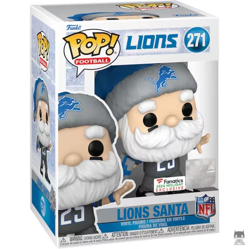 Figurine Funko POP Père Noël Detroit Lions (Exclusive)