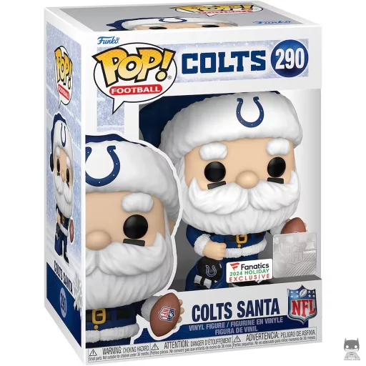 Figurine Funko POP Père Noël Indianapolis Colts (Exclusive)