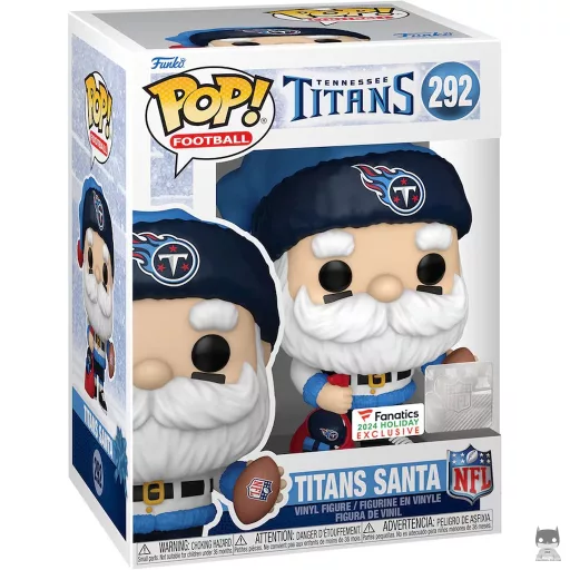 Figurine Funko POP Père Noël Tennessee Titans (Exclusive)