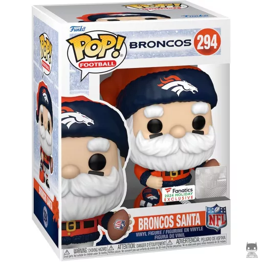 Figurine Funko POP Père Noël Denver Broncos (Exclusive)
