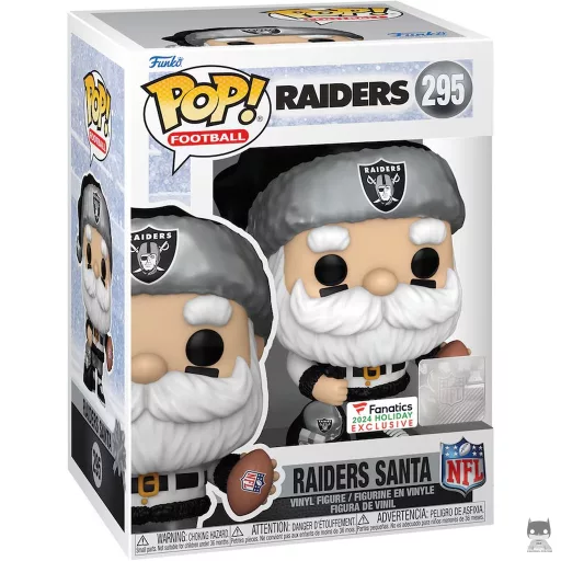 Figurine Funko POP Père Noël Las Vegas Raiders (Exclusive)