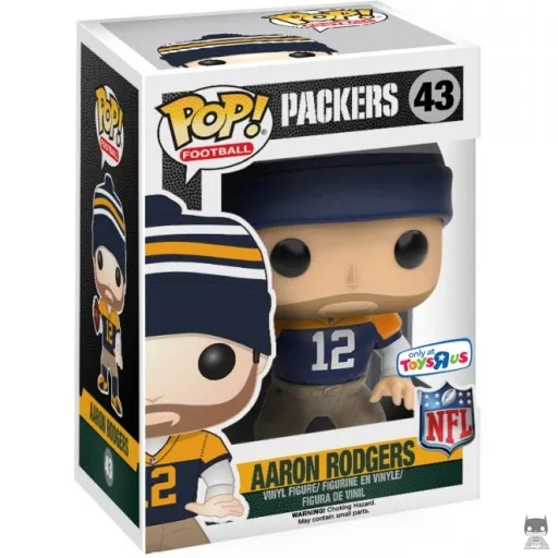 Figurine Funko POP Aaron Rodgers (Maillot Throwback) (Exclusive)