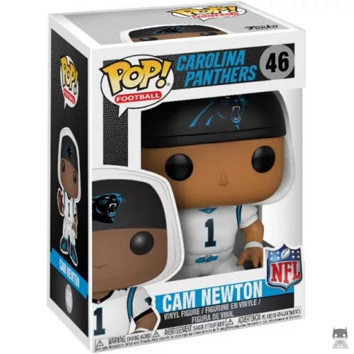 Figurine Funko POP Cam Newton (Panthers White) (Pop! Vinyl)