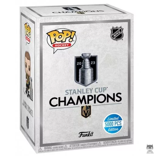 Figurine Funko POP Jack Eichel avec Stanley Cup 2023 (NHL : Ligue Nationale de Hockey)