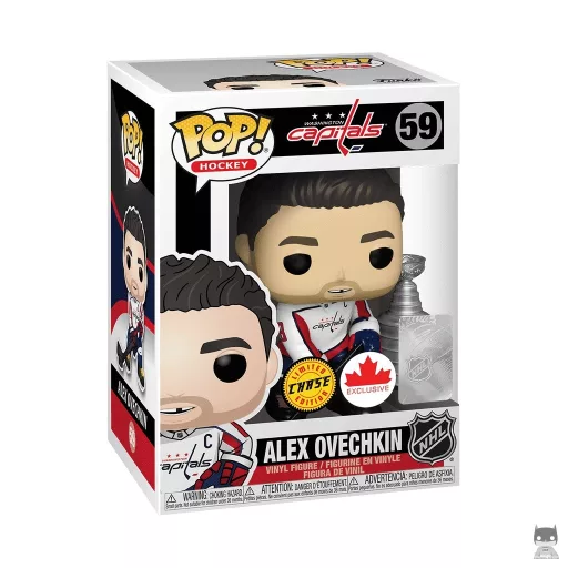 Figurine Funko POP Alex Ovechkin (Chase) (NHL : Ligue Nationale de Hockey)