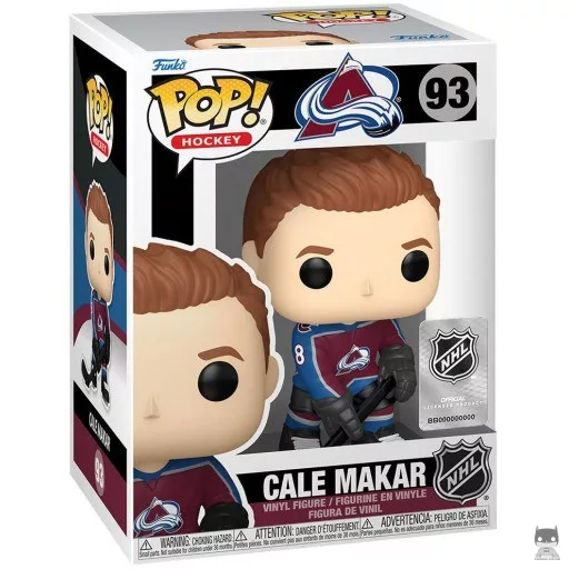 Figurine Funko POP Cale Makar (NHL : Ligue Nationale de Hockey)