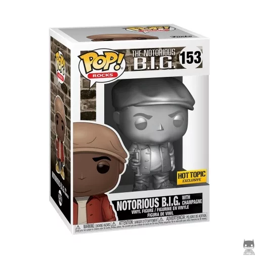Figurine Funko POP Notorious B.I.G avec Champagne (Metallic) (Notorious B.I.G)