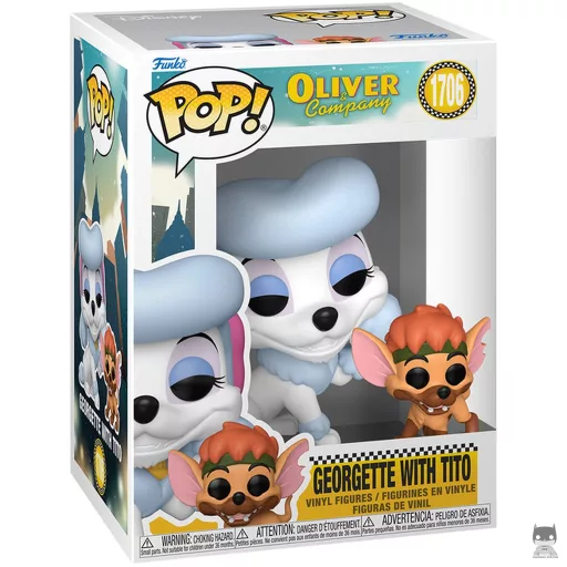 Figurine Funko POP Georgette avec Tito (Oliver et Compagnie)