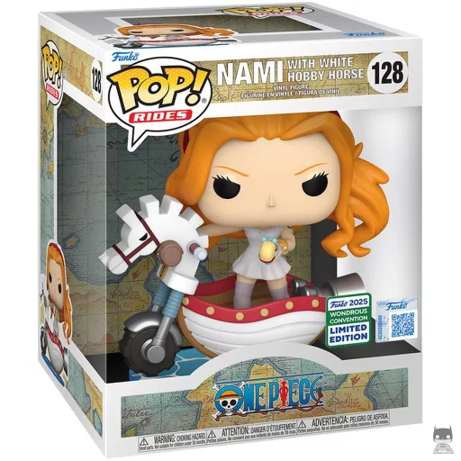 Figurine Funko POP Nami avec son cheval à bascule blanc (Exclusive)