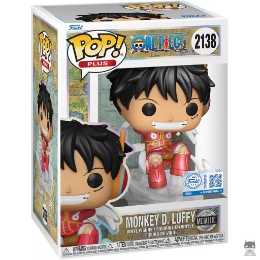 Figurine Funko POP Monkey D. Luffy (Egghead) (Metallic) (Hot Topic)