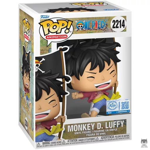 Figurine Funko POP Luffy avec le Drapeau (Monkey D. Luffy)