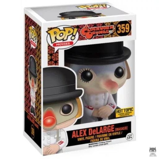 Figurine Funko POP Alex DeLarge Masqué (Orange mécanique)