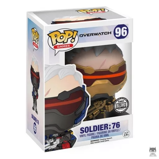 Figurine Funko POP Soldier 76 (Doré) (Exclusive)