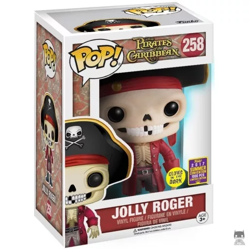 Figurine Funko POP Jolly Roger de Pirates des Caraïbes (Exclusive)
