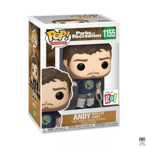 Figurine Funko POP Andy avec Béquille (Parcs et Loisirs)
