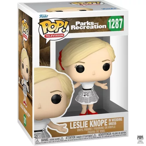 Figurine Funko POP Leslie Knope en robe de mariée (Parcs et Loisirs)