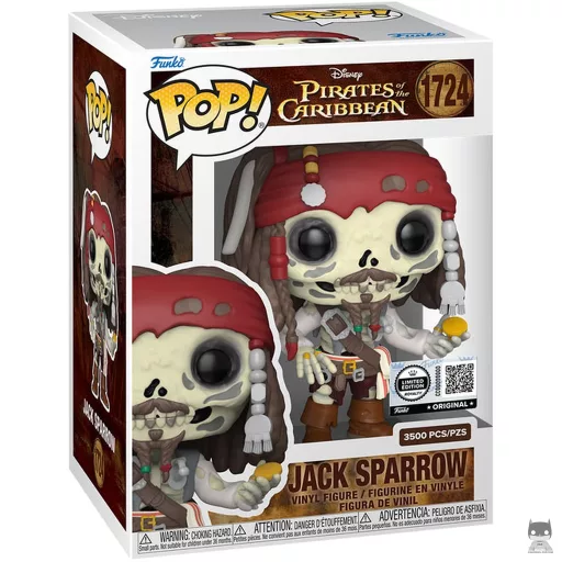 Figurine Funko POP Jack Sparrow (Squelette) (Pirates des Caraïbes)