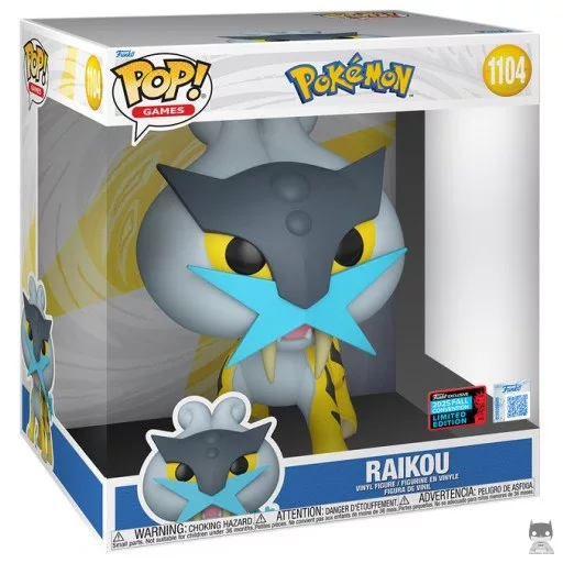 Figurine Funko POP Raikou (SuperSized) (Pokémon)