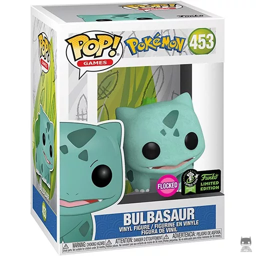 Figurine Funko POP Bulbizarre (Flocked) (Pokémon)