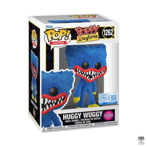 Figurine Funko POP Huggy Wuggy (Flocked) (Poppy Playtime)