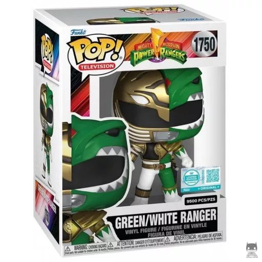 Figurine Funko POP Ranger Vert / Blanc (Power Rangers)