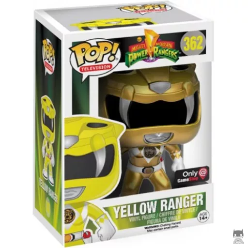 Figurine Funko POP Ranger Jaune (Metallic) (Power Rangers)