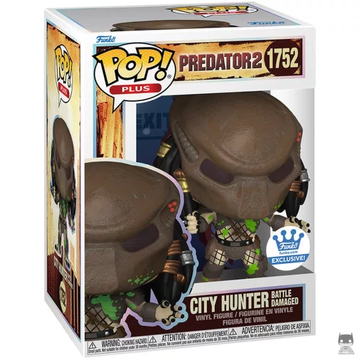 Figurine Funko POP City Hunter endommagé (Predator)