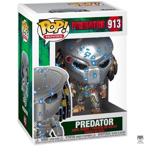 Figurine Funko POP Predator avec armure électrique bleue (Predator)
