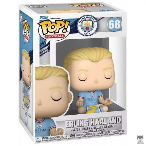Figurine Funko POP Erling Haaland (Manchester City) (Premier League (Championnat Anglais Football))