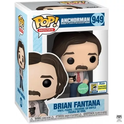 Figurine Funko POP Brian Fantana (Scented) (Présentateur vedette : La Légende de Ron Burgundy)
