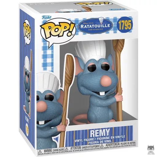 Figurine Funko POP Rémy avec une cuillère de cuisine (Ratatouille)