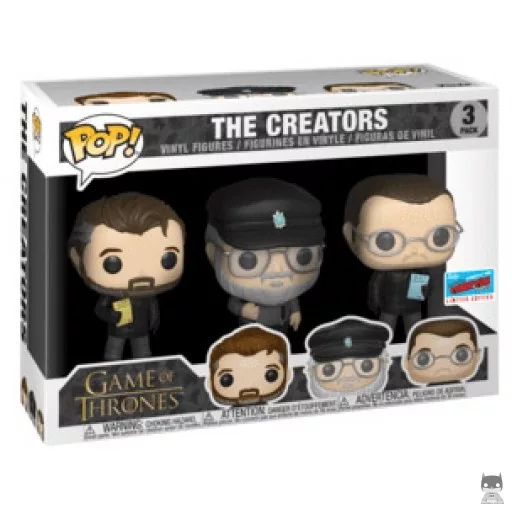 Figurine Funko POP Les Créateurs de Game of Thrones (Réalisateurs)