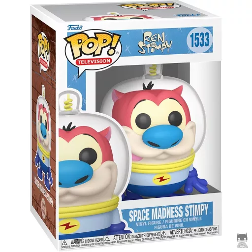 Figurine Funko POP Folie Spatiale Stimpy (Ren et Stimpy)