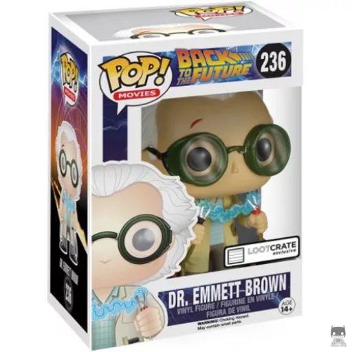 Figurine Funko POP Dr. Emmett Brown (Eclair) (Exclusive)