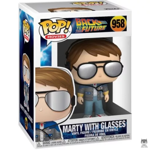Figurine Funko POP Marty avec Lunettes (Retour vers le futur)