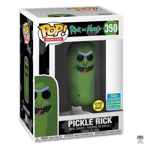 Figurine Funko POP Rick le Cornichon (Glow in the Dark) (Exclusive)
