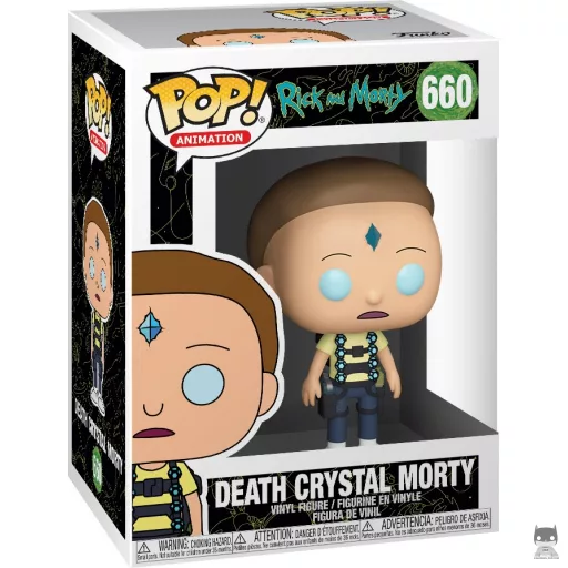 Figurine Funko POP Morty avec Cristal de Mort (Rick et Morty)