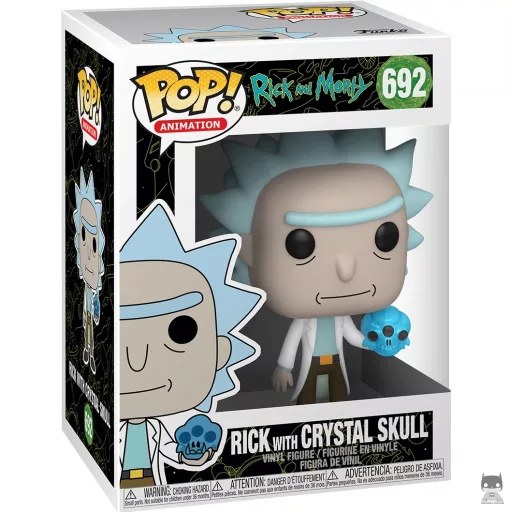 Figurine Funko POP Rick avec Crâne de Cristal (Rick et Morty)