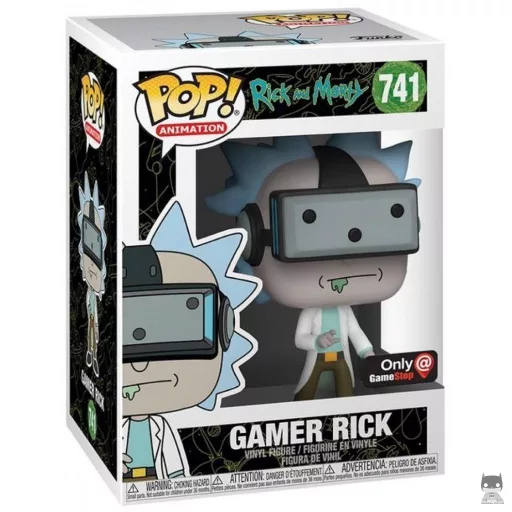 Figurine Funko POP Rick Gamer (Rick et Morty)