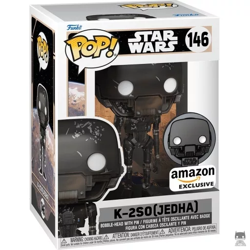 Figurine Funko POP K-2SO sur Jedha (Rogue One : A Star Wars Story)
