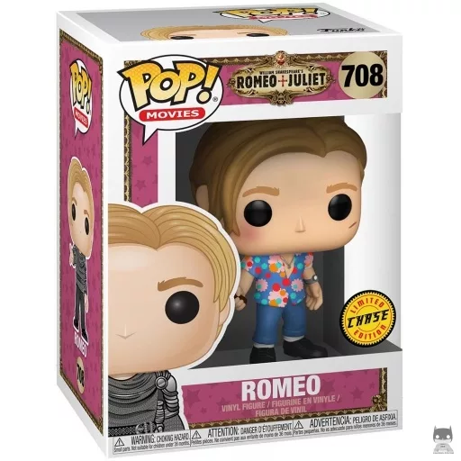 Figurine Funko POP Roméo (Chemise Hawaïenne) (Chase) (Roméo + Juliette)