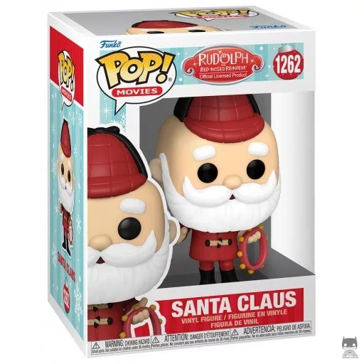 Figurine Funko POP Père Noël (Rudolphe le renne au nez rouge)
