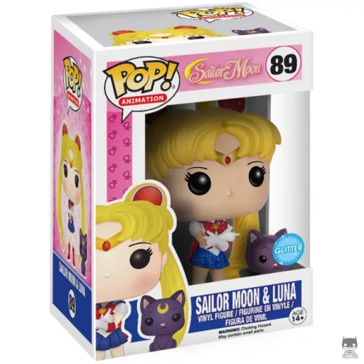 Figurine Funko POP Sailor Moon & Luna (Glitter) (Pop! Vinyl)