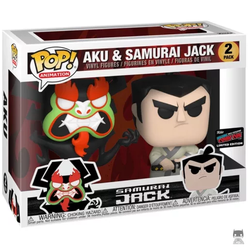 Figurine Funko POP Aku & Samurai Jack (Exclusive)