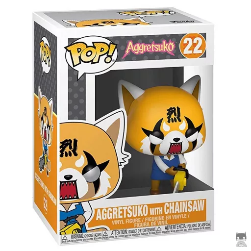 Figurine Funko POP Aggretsuko avec Tronçonneuse (Pop! Vinyl)