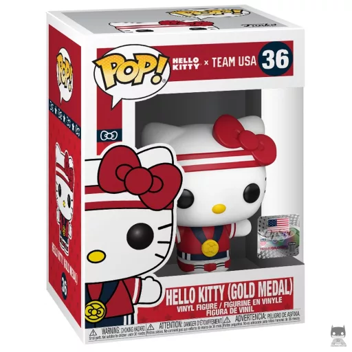 Figurine Funko POP Hello Kitty (Médaille d'Or) (Pop! Vinyl)